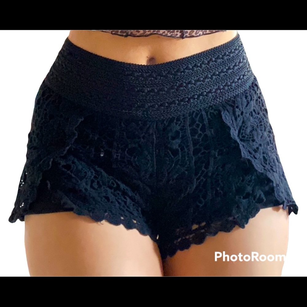 Topshop Crotchet Shorts